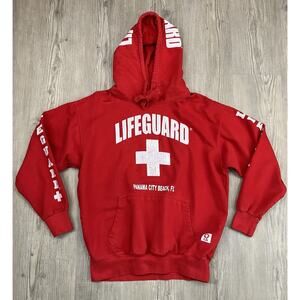 Lifeguard Panama City Beach, FL Hoodie Men’s Size M